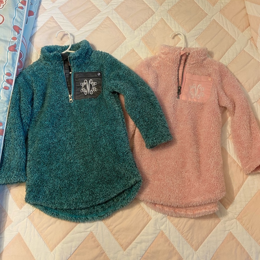 MarleyLilly Youth XS monogrammed pullovers